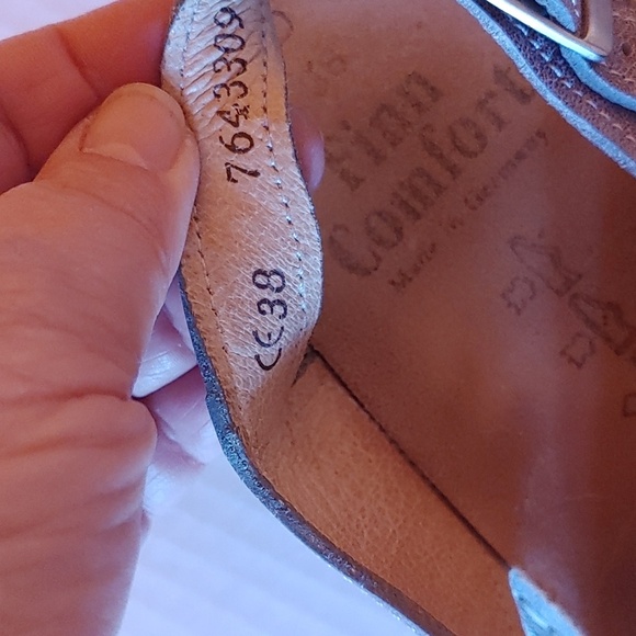 💚Ladies Finn Comfort Gray Sandals - Picture 11 of 16